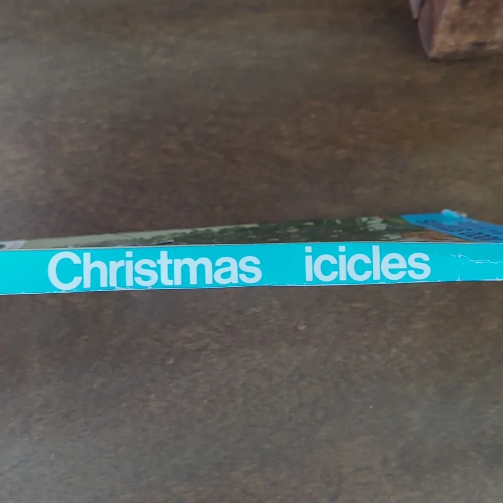 SILVER Christmas Tinsle Icicles Vintage